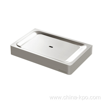 Square Soap Dish Holder Chrome